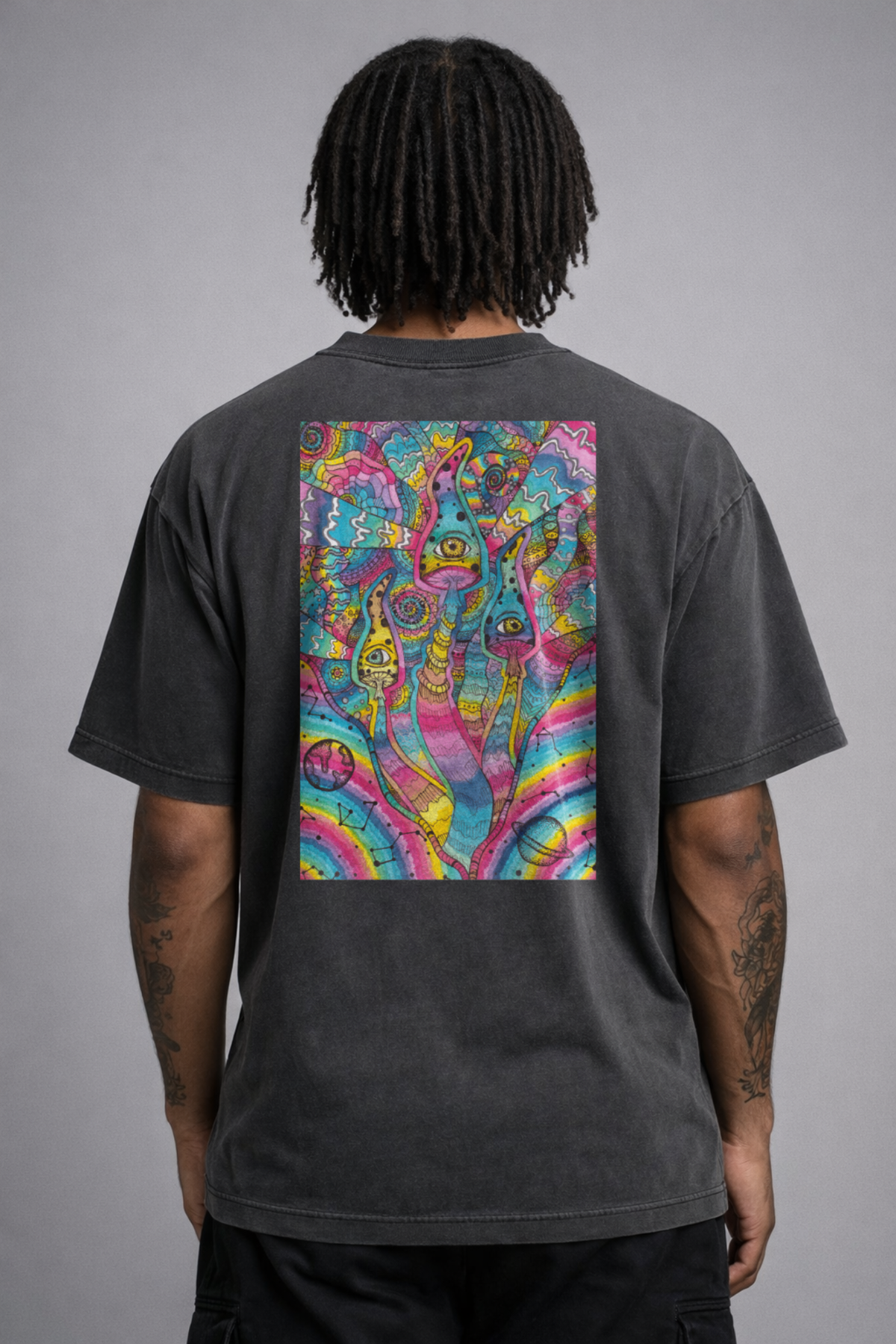 "Drei Freunde" Oversized Shirt