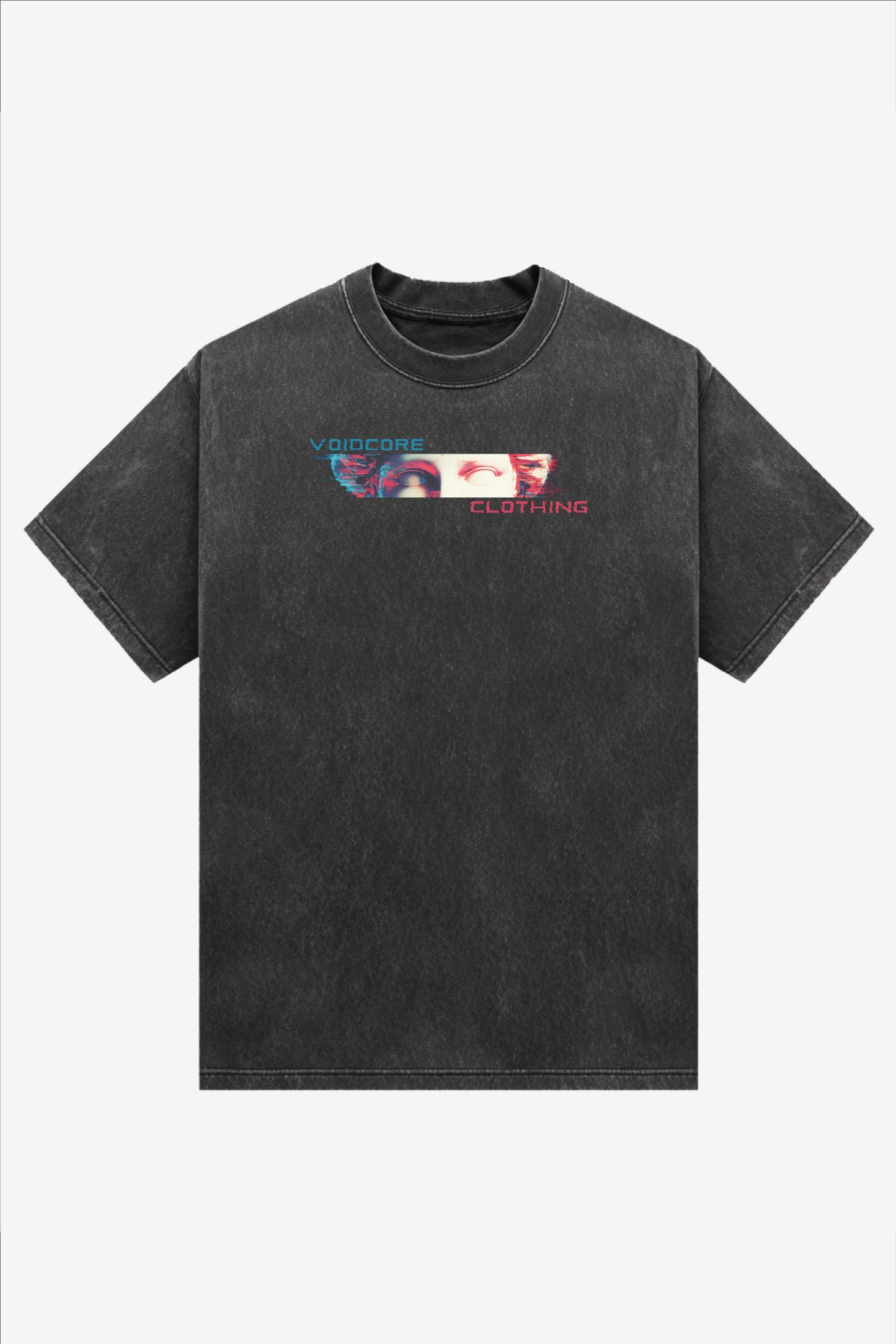 "Greek Glitch" Oversized Shirt