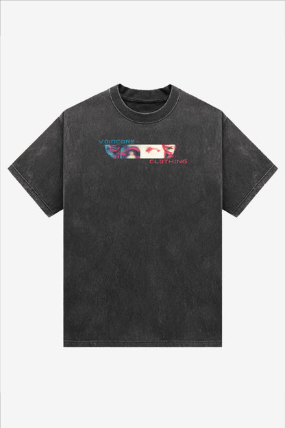 "Greek Glitch" Oversized Shirt